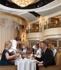 Afternoon tea on Queen Victoria