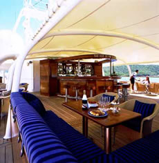 Top of the Yacht Bar - SeaDream Yacht Club