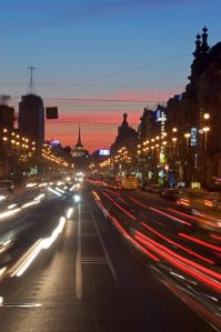 Nevsky Prospect by night