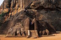 Entrance to Lion Rock at Sigiriya