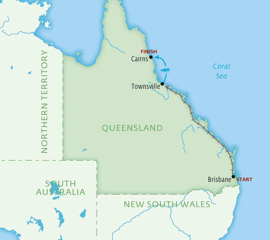 Queensland Rail itinerary