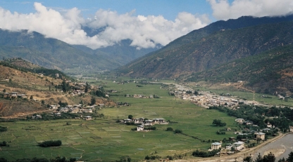 Paro Valley, Uma Paro, Bhutan