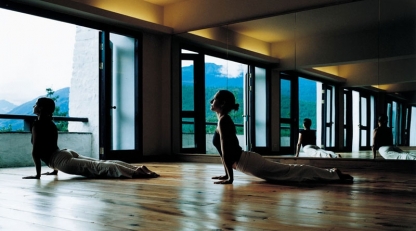 Yoga studio, Uma Paro, Bhutan