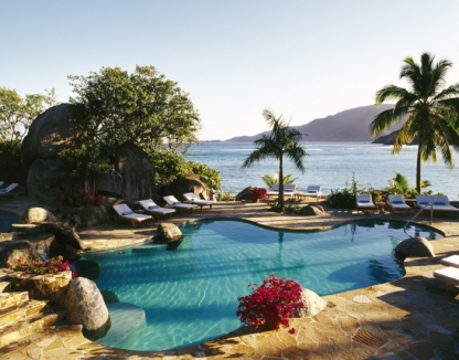 Poolside at Rosewood Little Dix Bay
