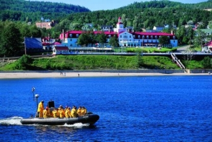 Whale watching excursion, Tadoussac
