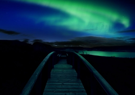 Glymur Northern Lights
