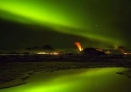 Northern Lights at Lake Myvatn