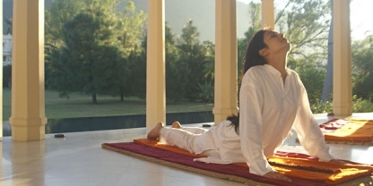 Yoga exercises, Ananda in the Himalayas