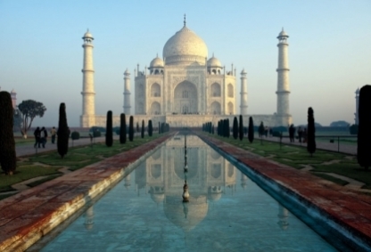 Taj Mahal in the morning