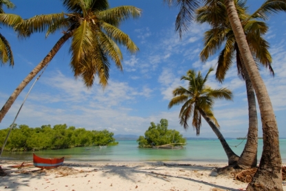 A typical beach in Madagascar