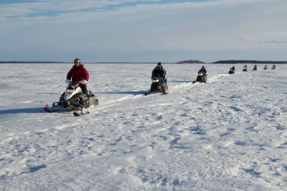 Snow mobiling