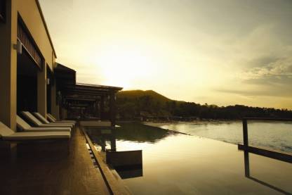 The Sarann at sunset