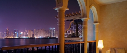 Dubai skyline from One & Only The Palm