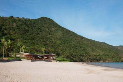 Deck by the Beach restaurant, Six Senses Con Dao, Vietnam