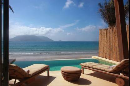 Oceanfront Villa terrace & pool, Six Senses Con Dao, Vietnam