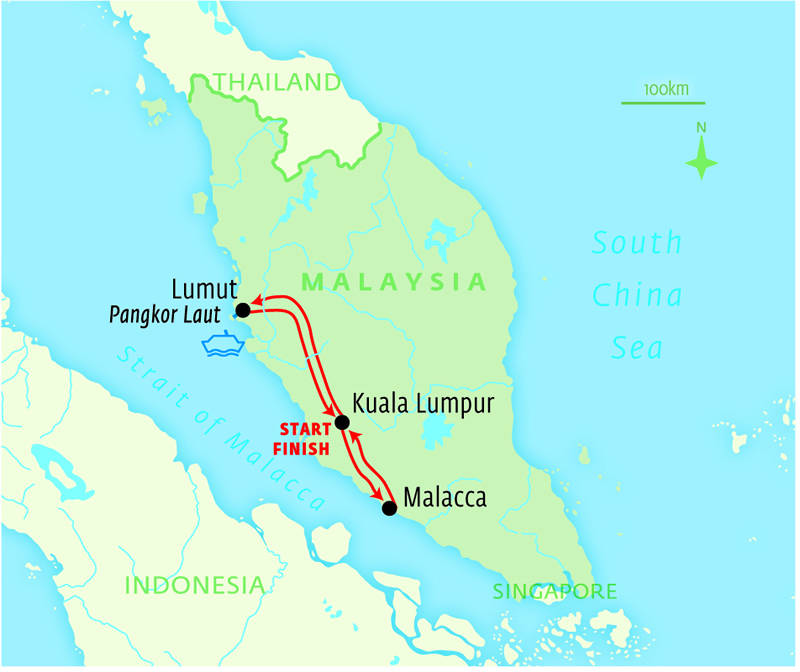 Kuala Lumpur, Malacca and Pangkor Laut