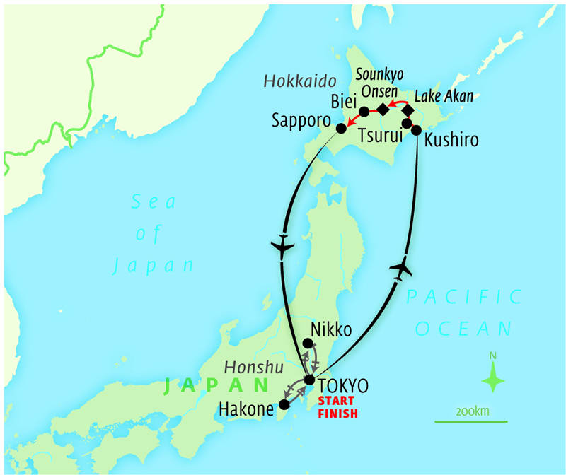 Hokkaido and Honshu Highlights