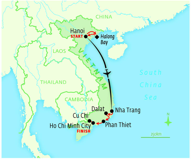 Hanoi to Ho Chi Minh