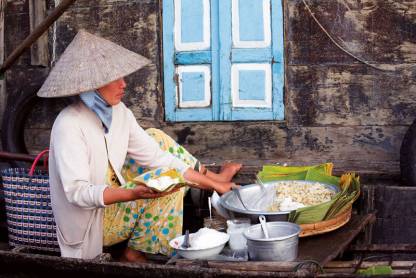Floating market, Mekong