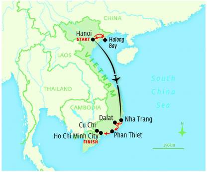 Hanoi to Ho Chi Minh City