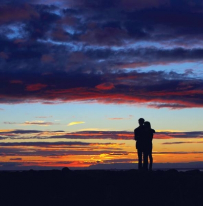 Sunset in Reykjavik, Iceland