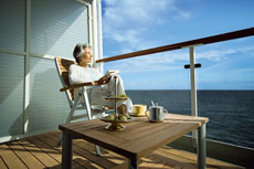 Outside suites with veranda