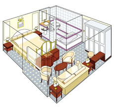 Honeymoon Suite Deck 8
