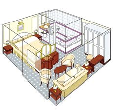 Suite (O) Deck 8